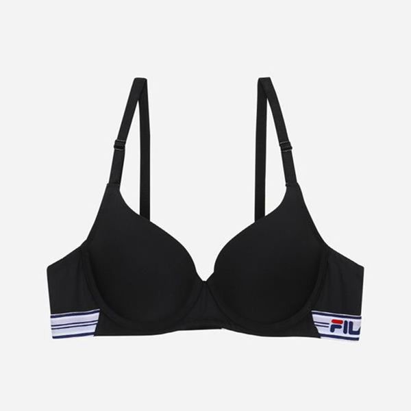 Bras Fila Mulher Pretas - Fila Outfit 2 Outlet Portugal,ELCQ-54083